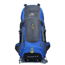 Load image into Gallery viewer, Water Resistant Hiking Climbing Backpack - 70L