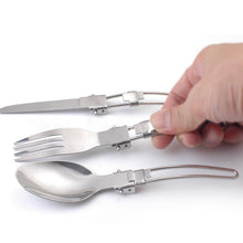 Load image into Gallery viewer, 3pcs/set Tableware Stainless Steel